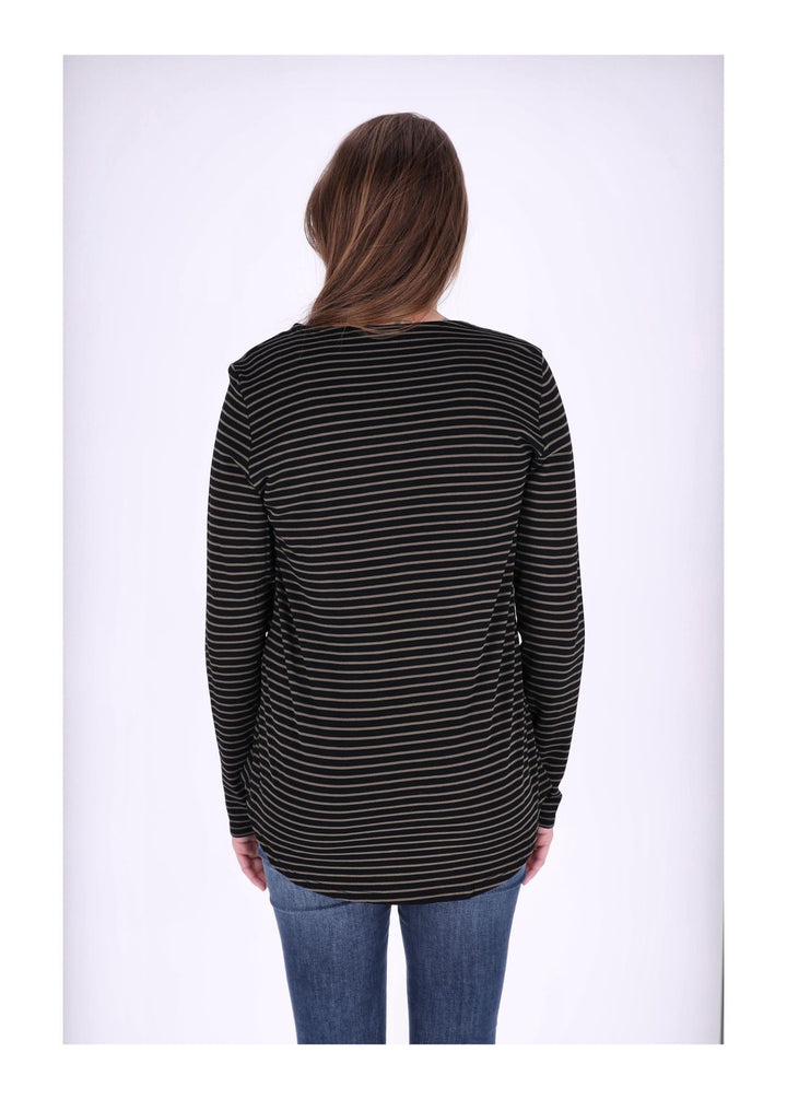 Splash of Color Ringel Damen-Shirt