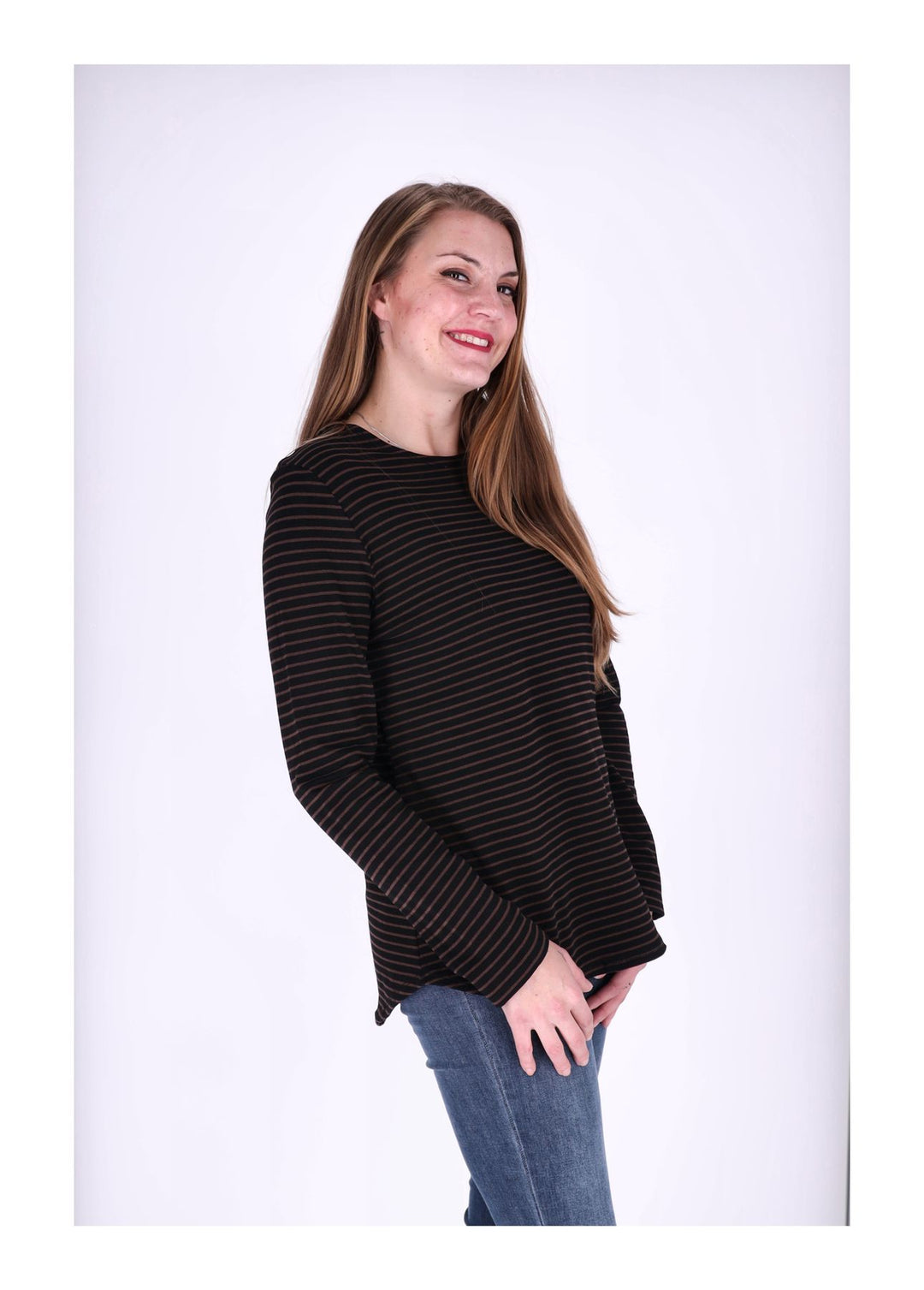 Splash of Color Ringel Damen-Shirt