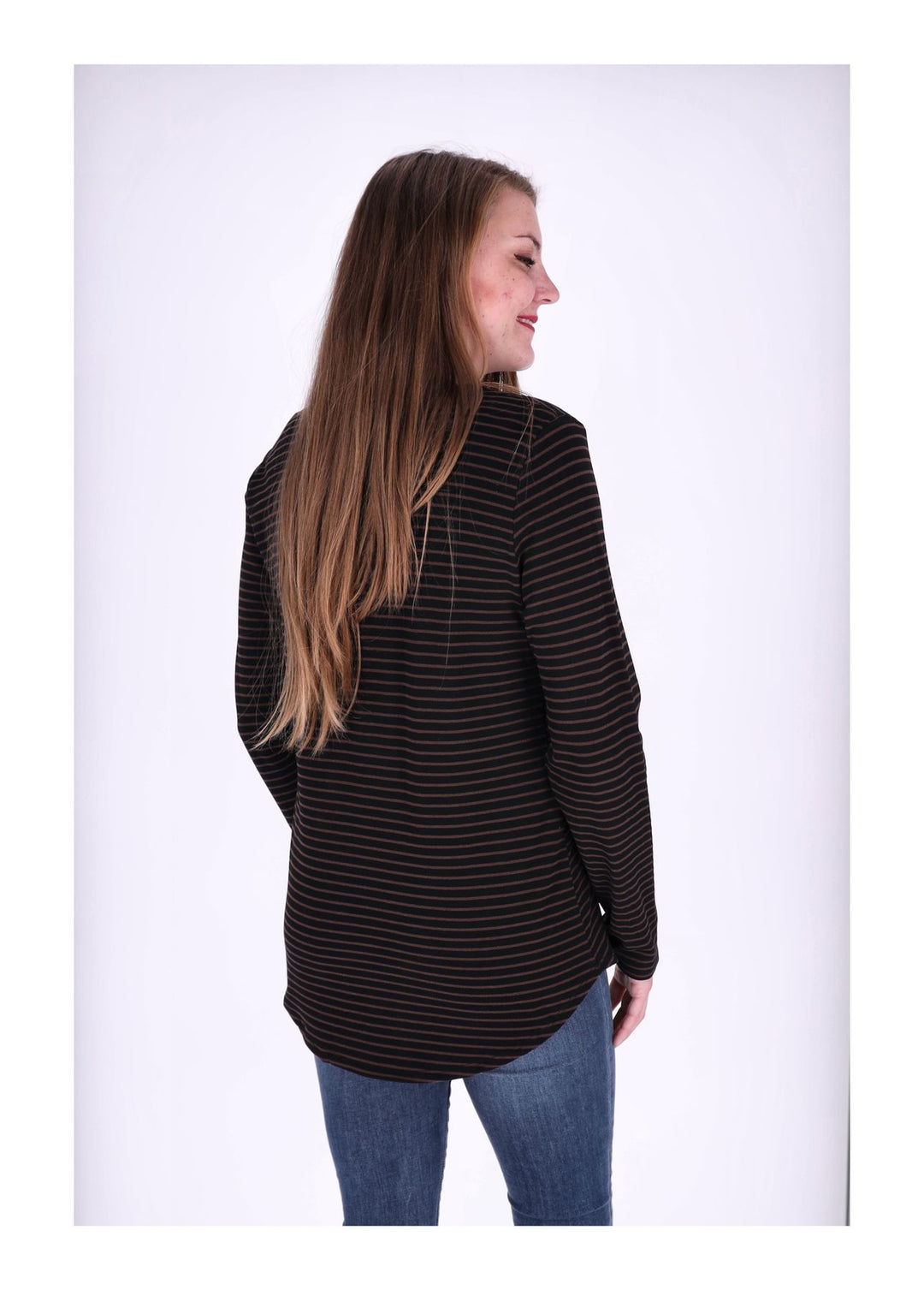 Splash of Color Ringel Damen-Shirt