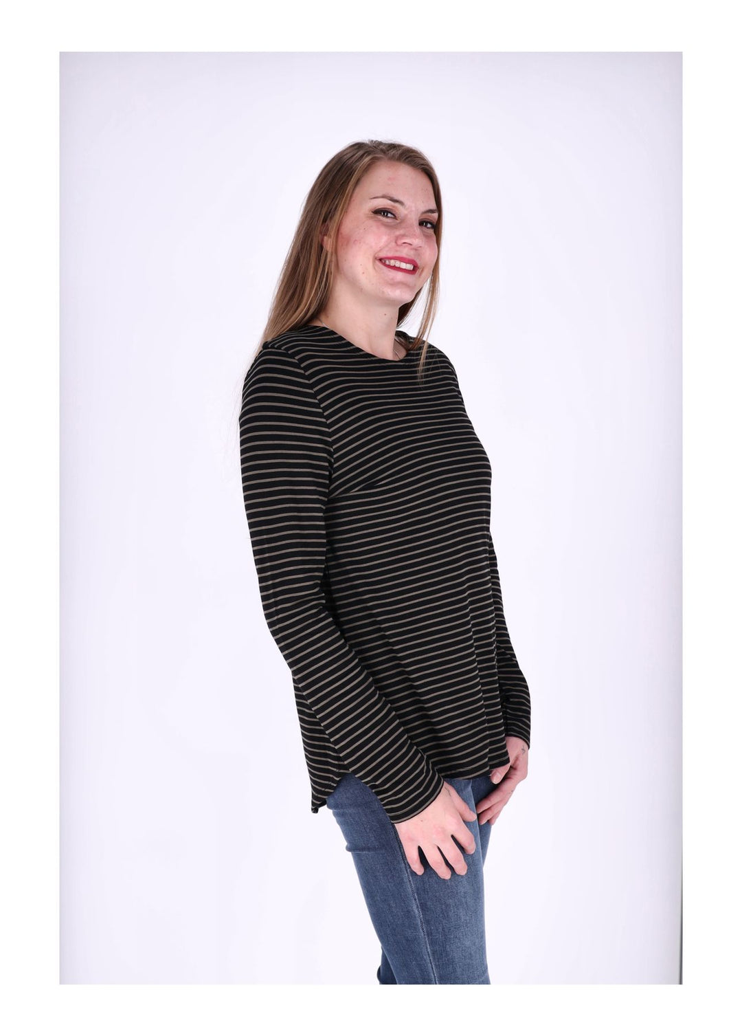 Splash of Color Ringel Damen-Shirt