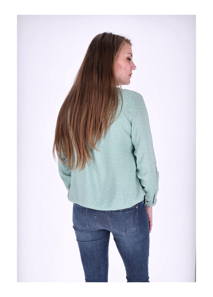 Splash of Color Bluse Herzen