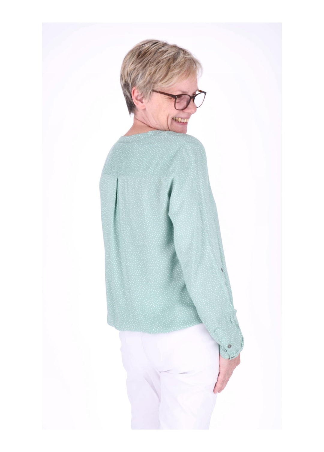 Splash of Color Bluse Punkte