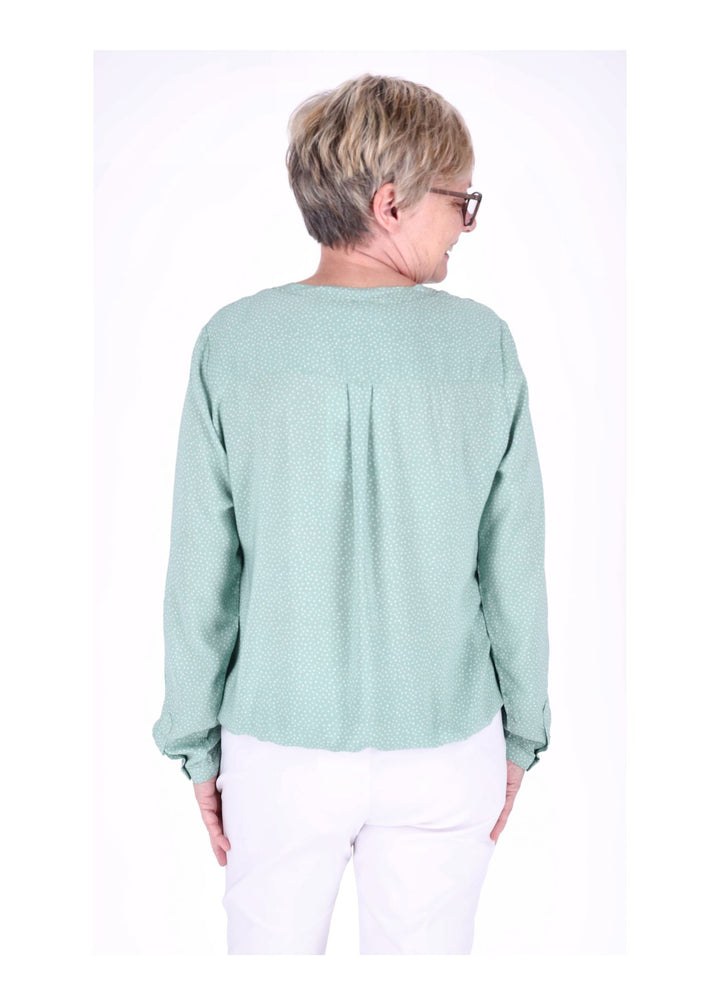 Splash of Color Bluse Punkte