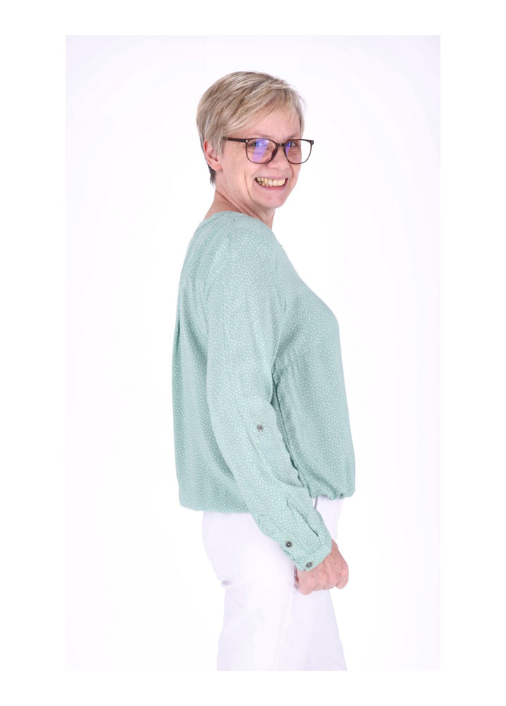 Splash of Color Bluse Punkte