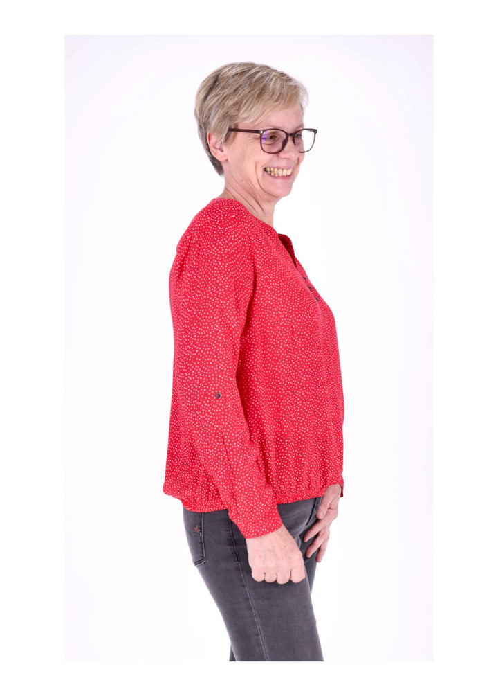Splash of Color Bluse Punkte