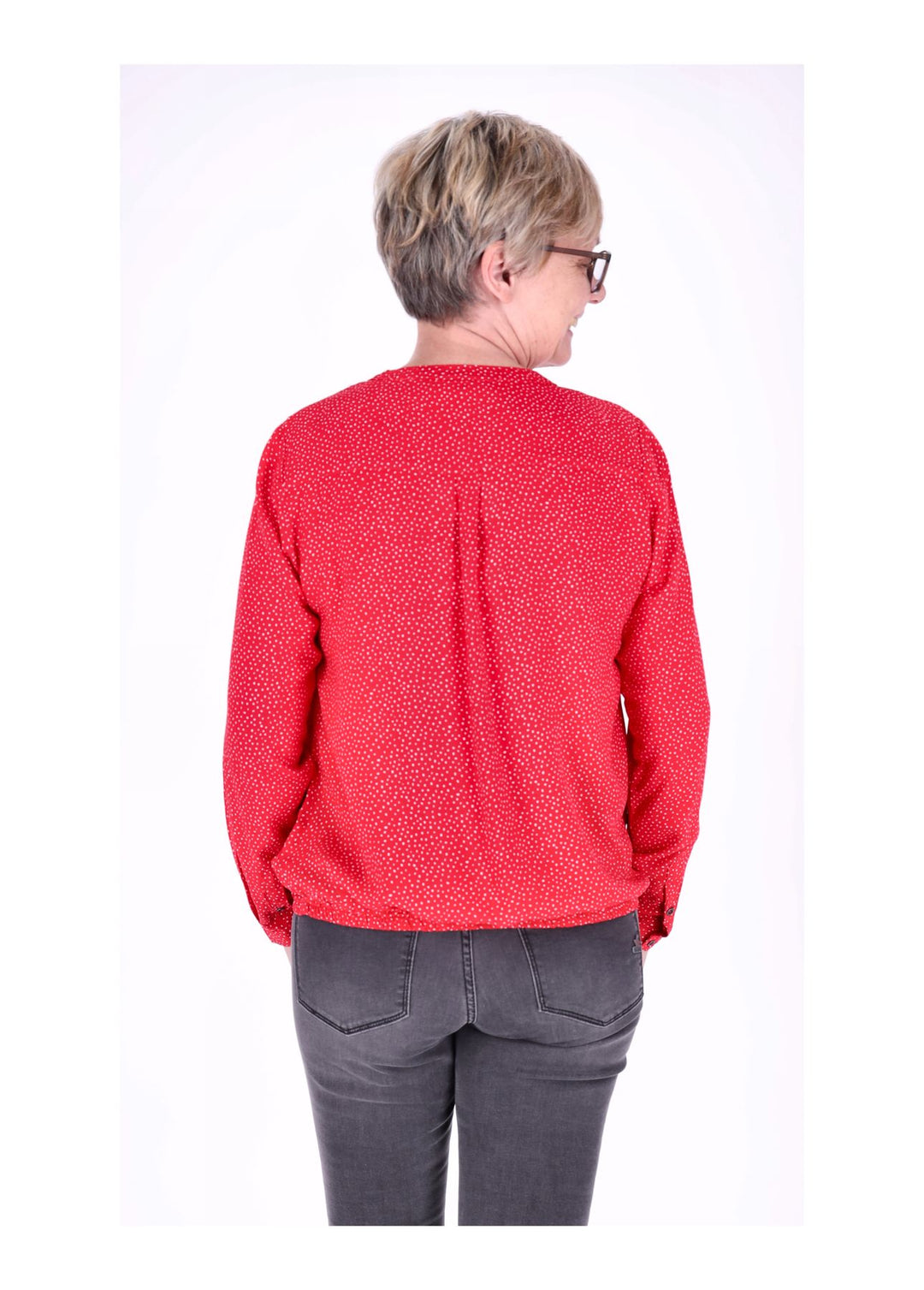 Splash of Color Bluse Punkte