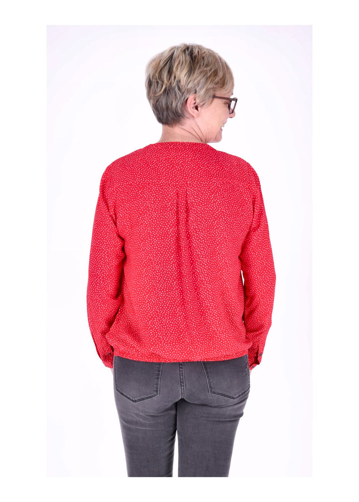 Splash of Color Bluse Punkte