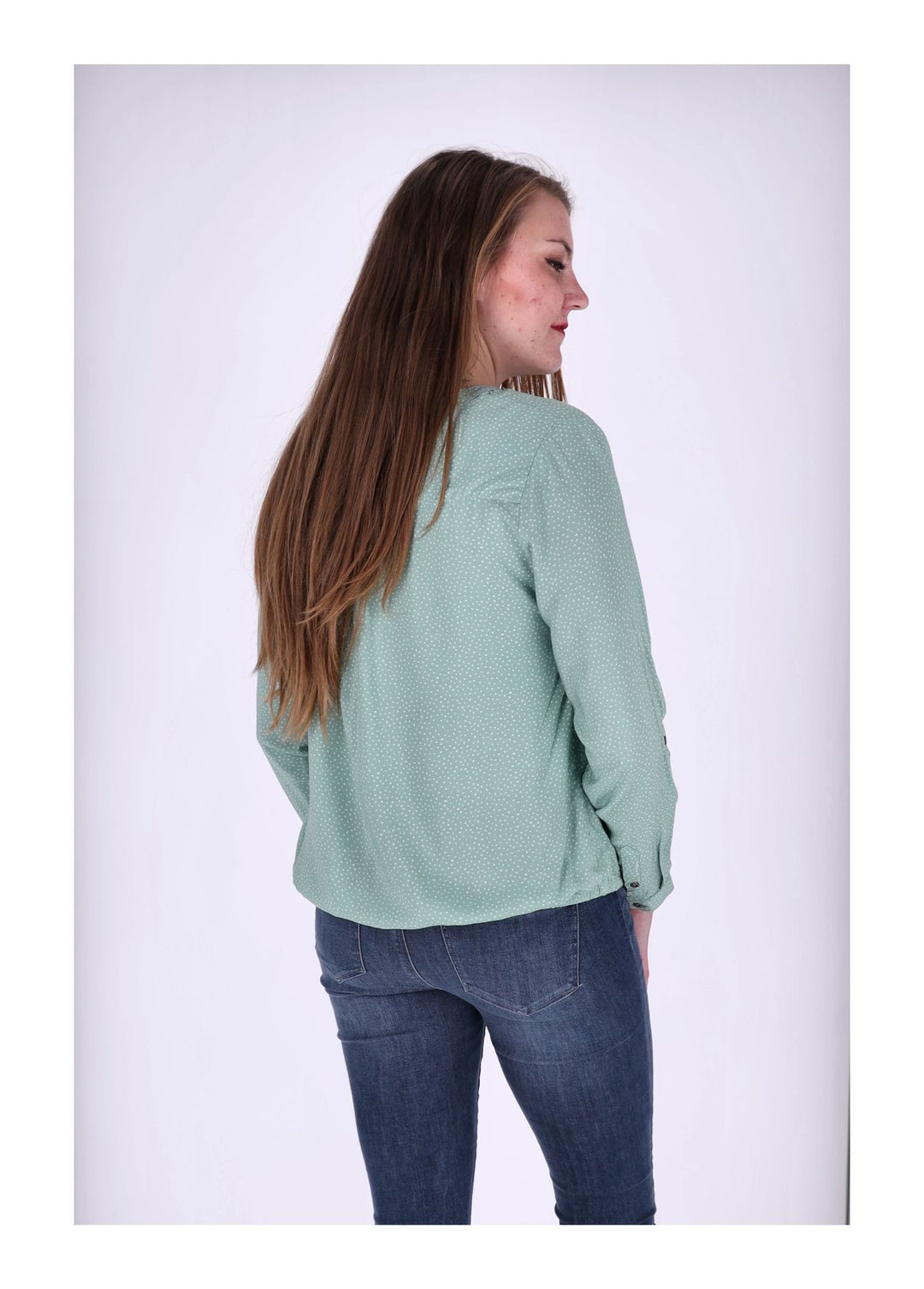 Splash of Color Bluse Punkte