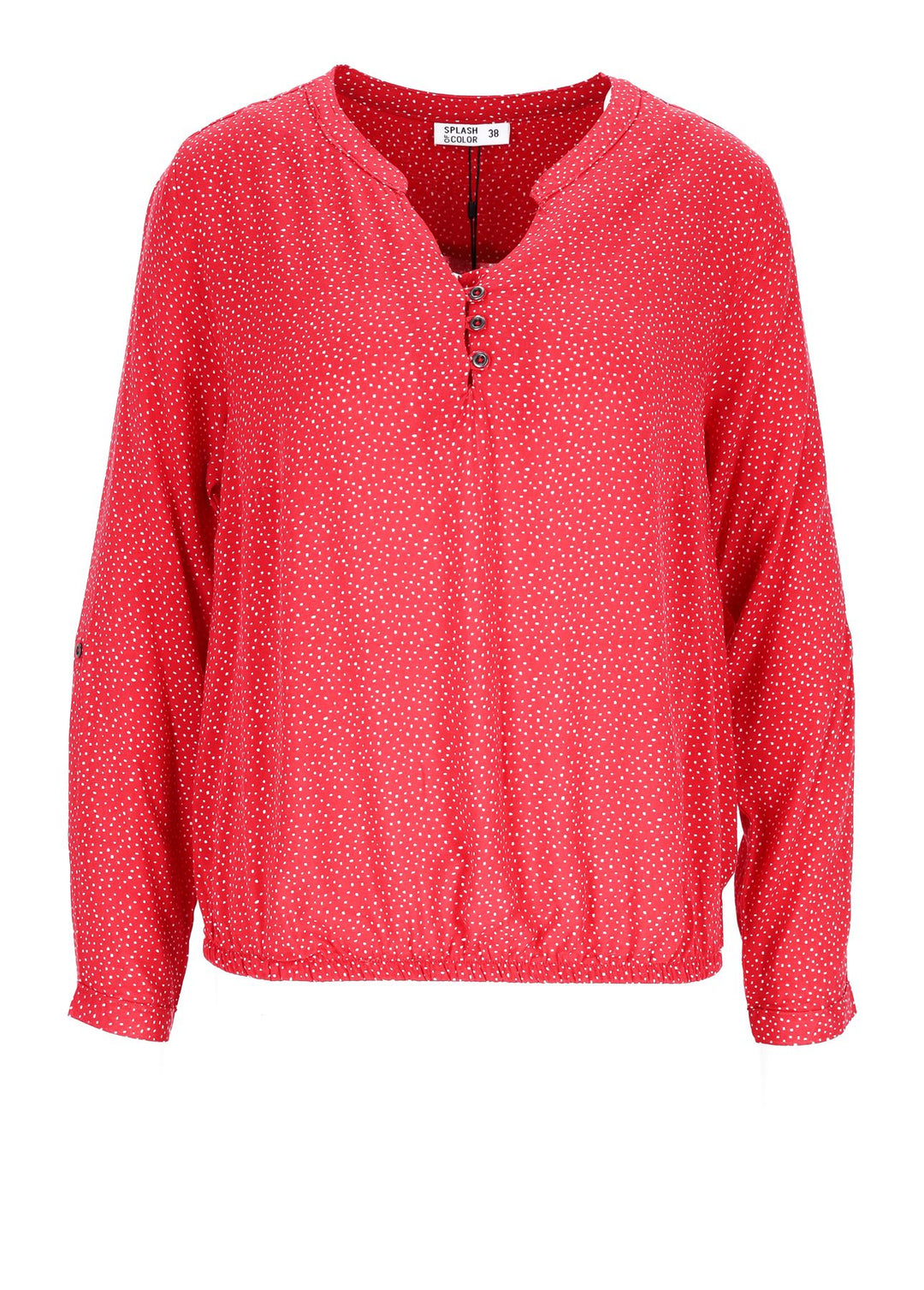 Splash of Color Bluse Punkte
