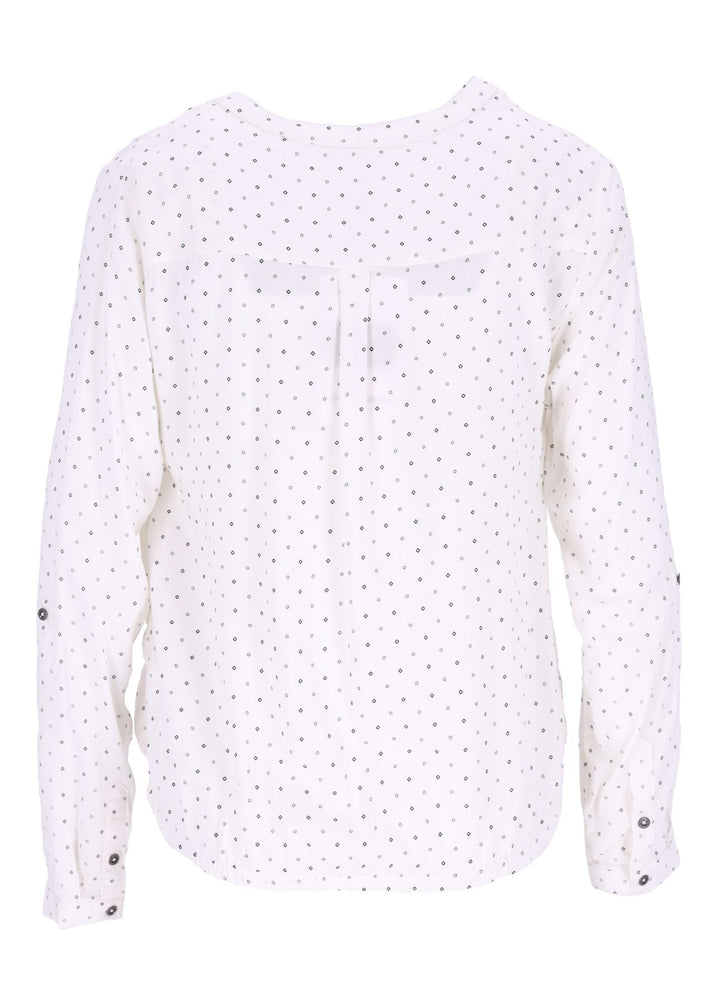 Splash of Color Karo-Bluse