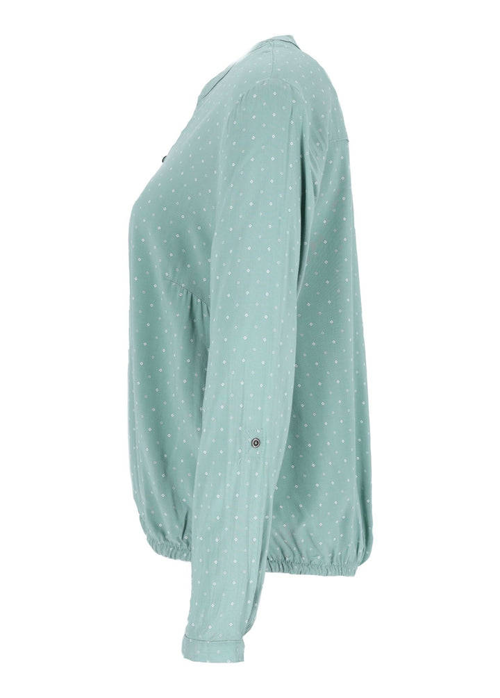Splash of Color Karo-Bluse