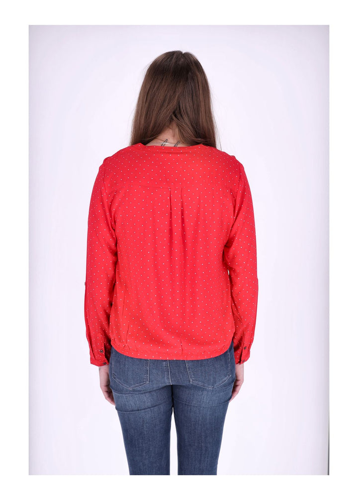 Splash of Color Karo-Bluse