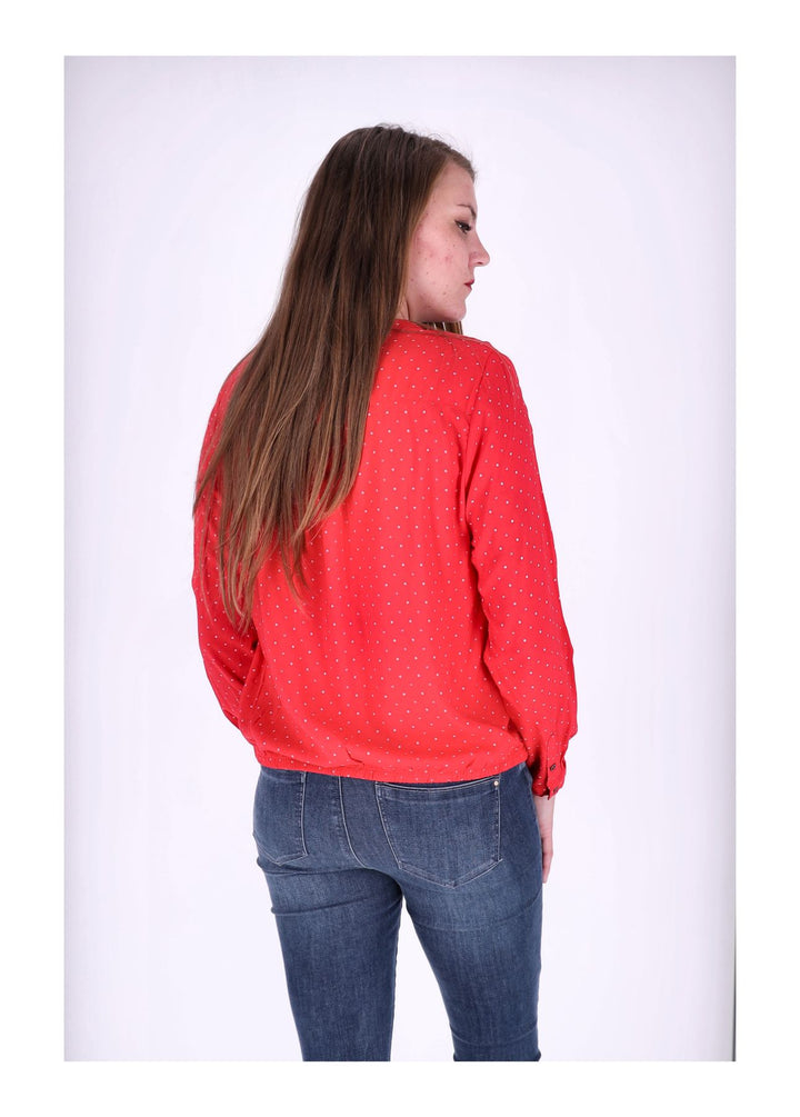 Splash of Color Karo-Bluse
