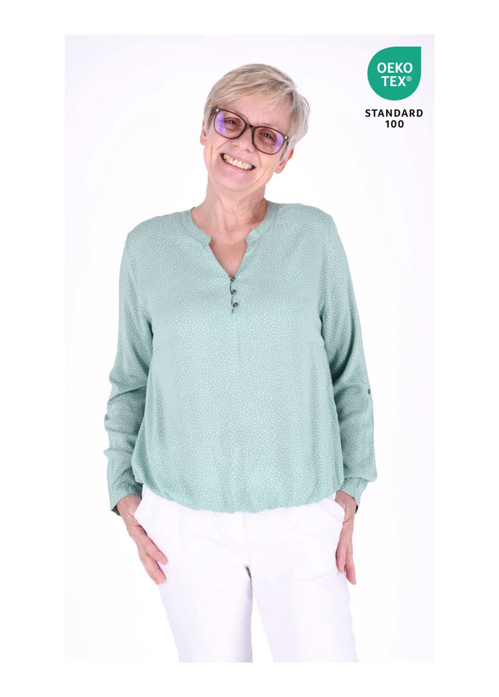 Splash of Color Bluse Punkte
