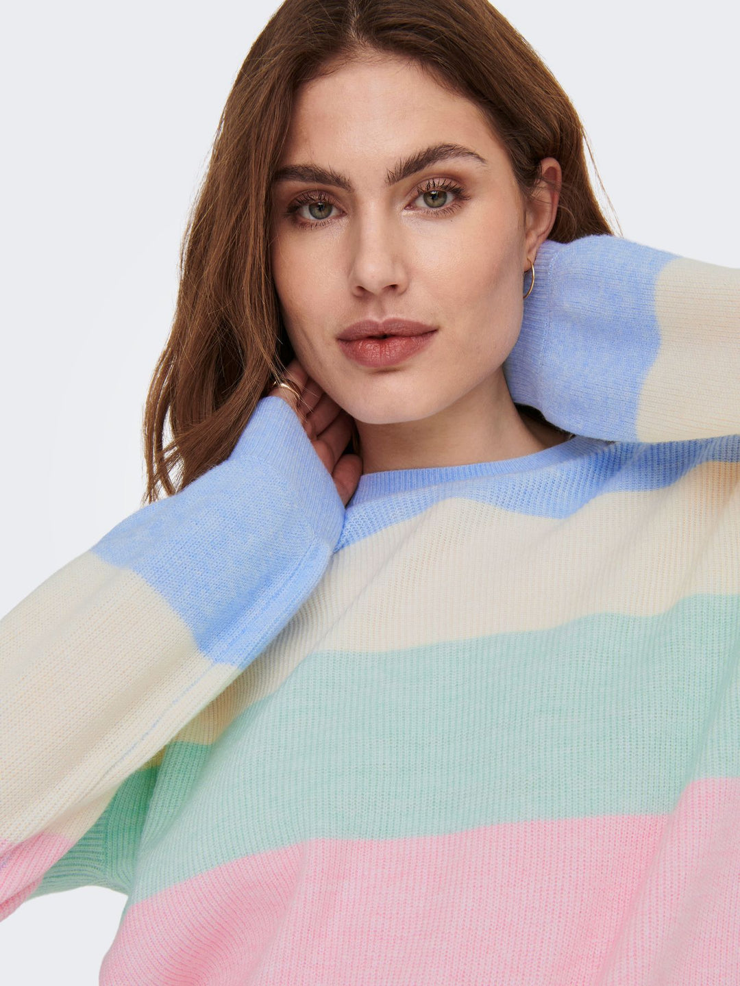 Pullover gestreift