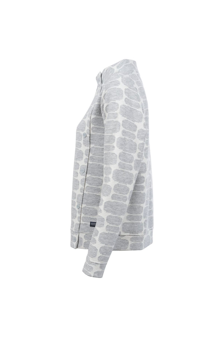 SOQUESTO Jacquard-Sweatshirt Damen