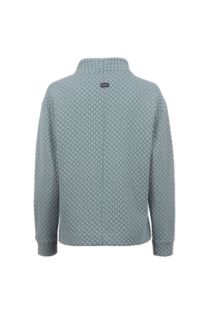 SOQUESTO Jacquard-Sweatshirt Damen