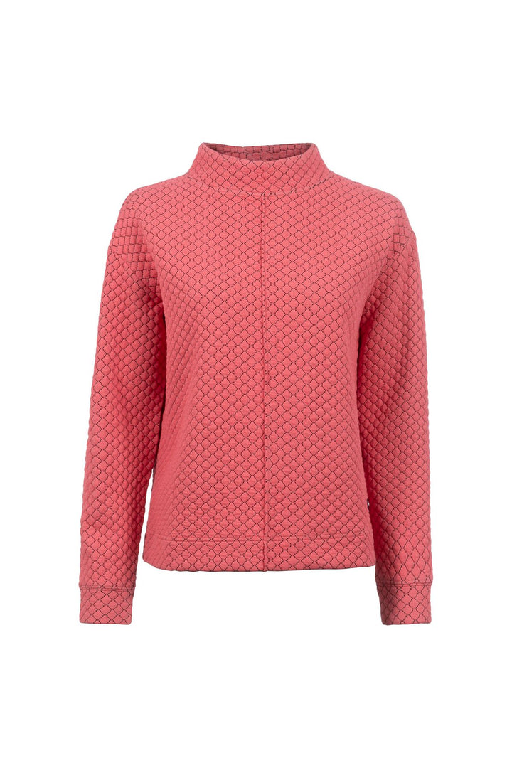 SOQUESTO Jacquard-Sweatshirt Damen