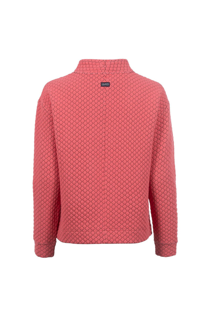 SOQUESTO Jacquard-Sweatshirt Damen
