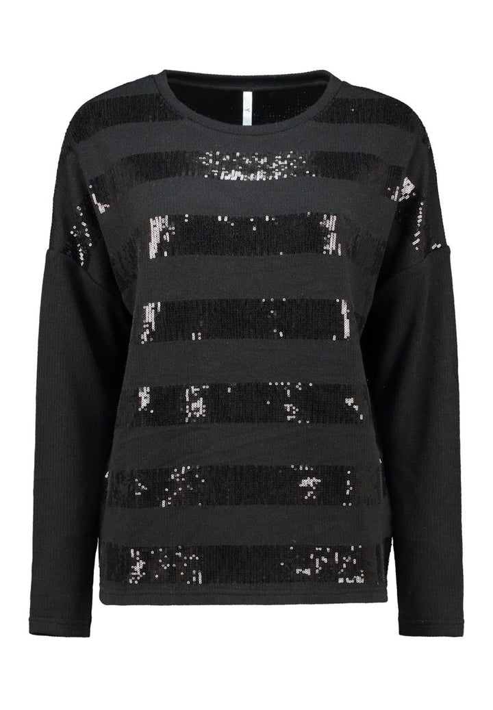 Zabaione Pailletten Pullover Damen
