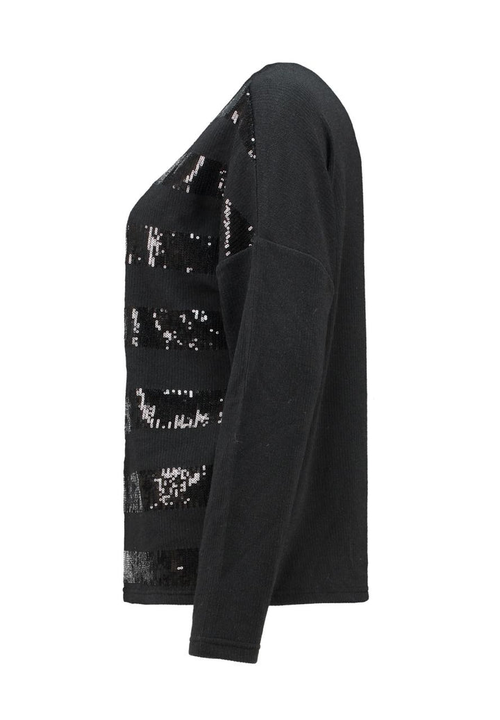 Zabaione Pailletten Pullover Damen