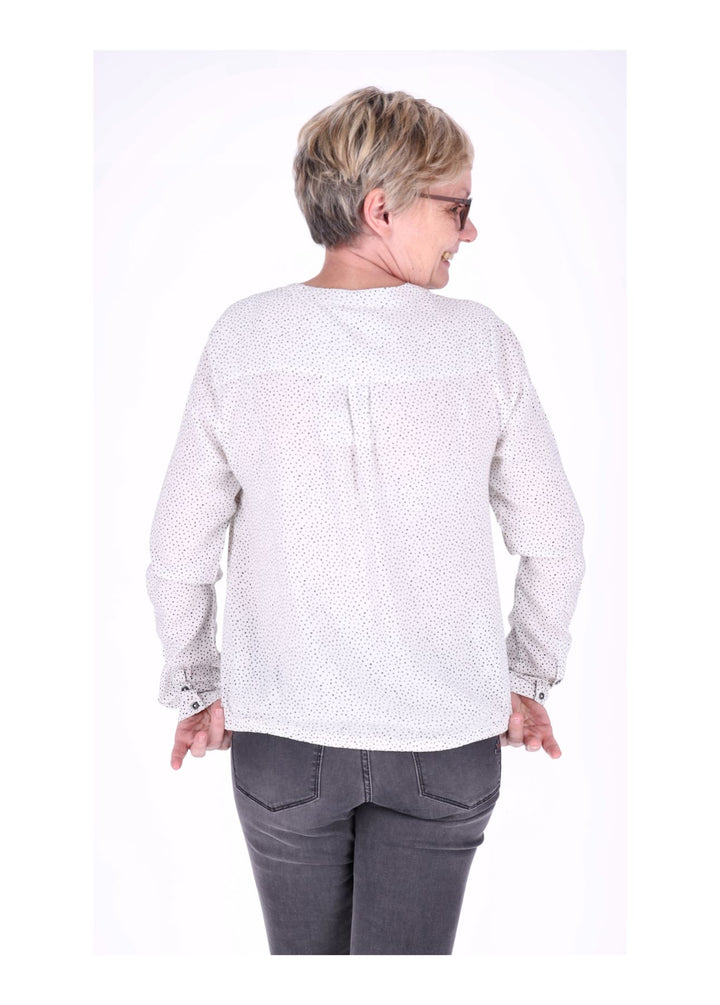 Splash of Color Bluse Punkte