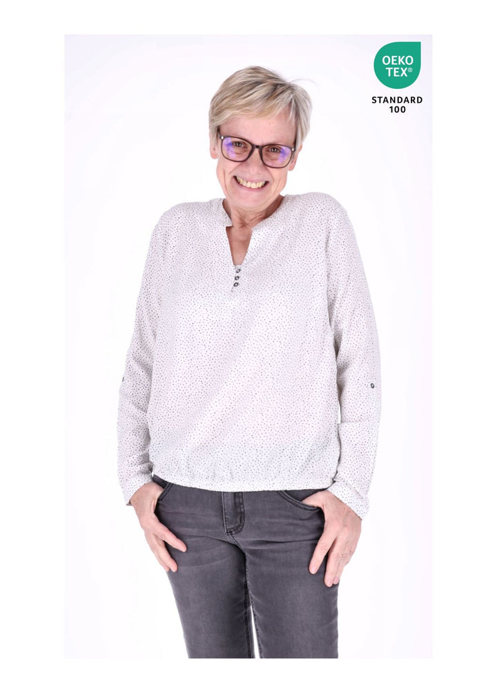 Splash of Color Bluse Punkte