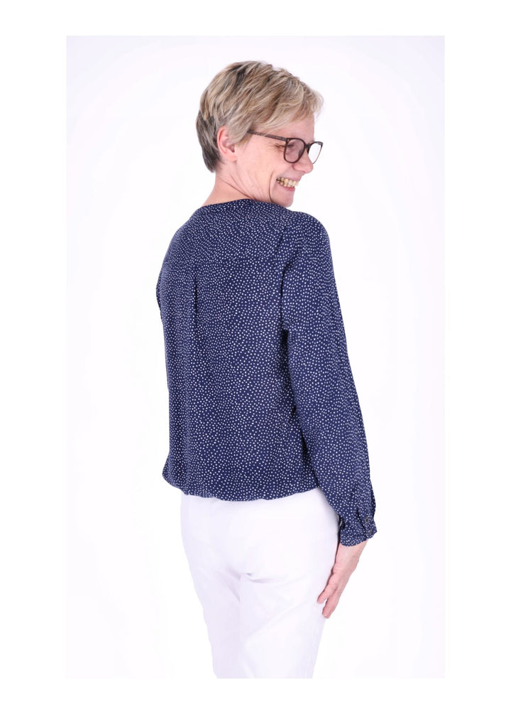 Splash of Color Bluse Punkte