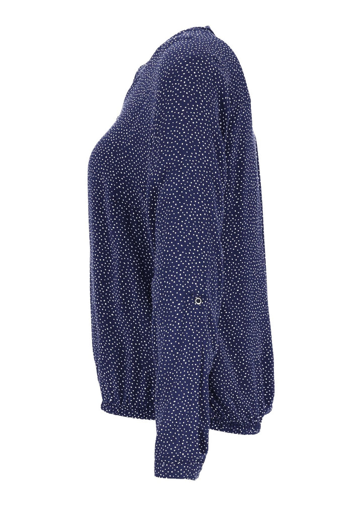 Splash of Color Bluse Punkte