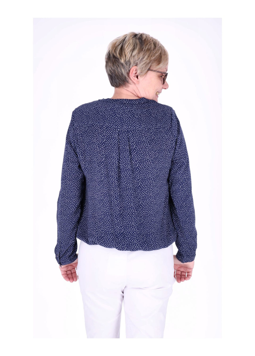 Splash of Color Bluse Punkte