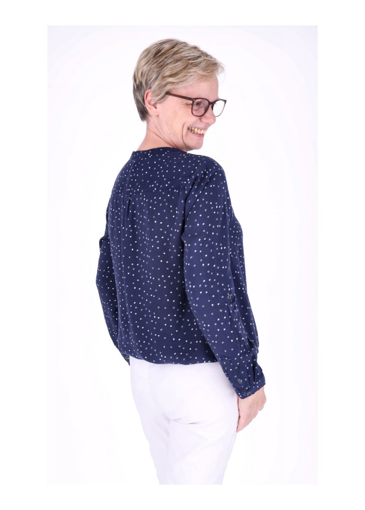 Splash of Color Bluse Herzen