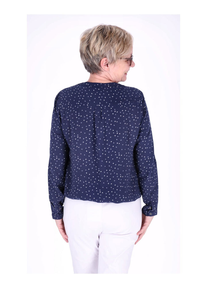 Splash of Color Bluse Herzen
