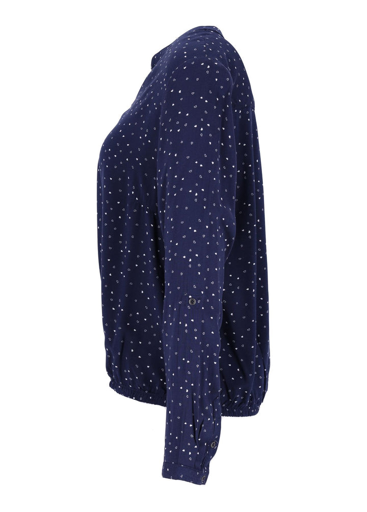 Splash of Color Bluse Herzen