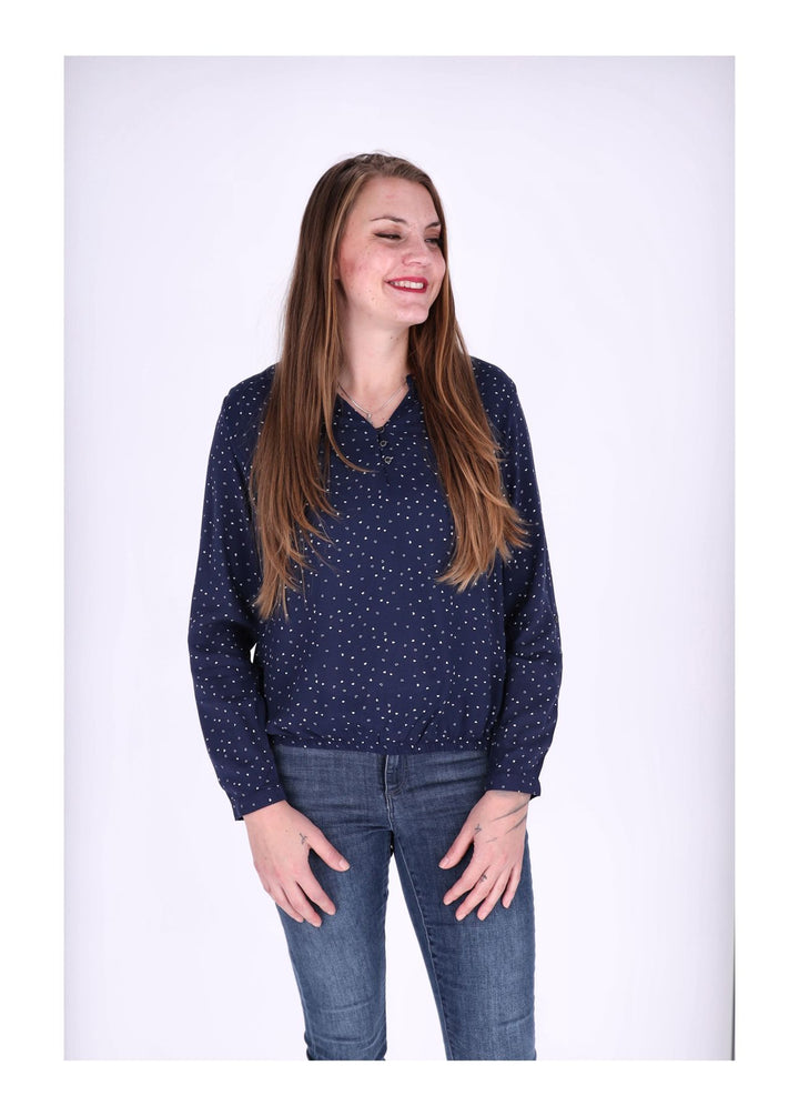 Splash of Color Bluse Herzen