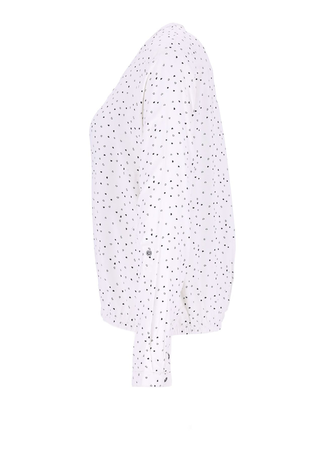 Splash of Color Bluse Herzen