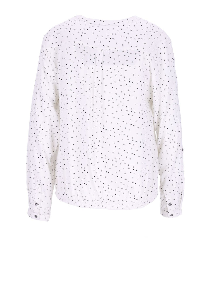 Splash of Color Bluse Herzen