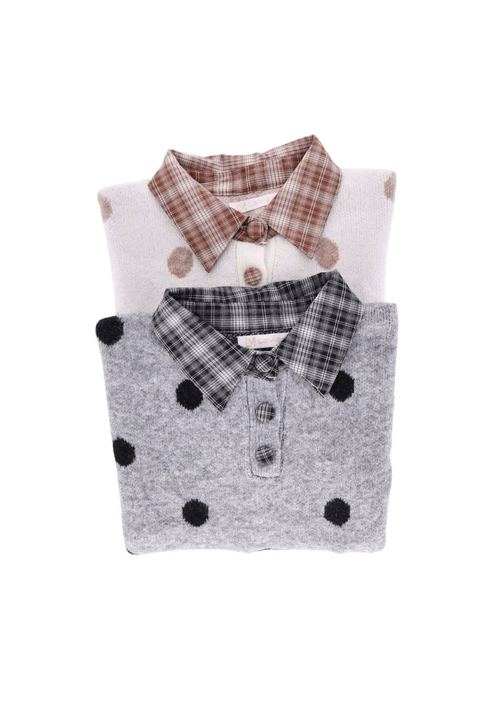 Strickpullover Damen Splash of Color