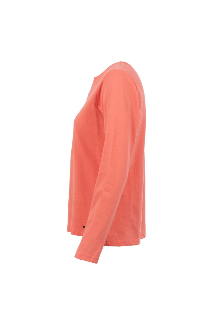 SOQUESTO Damen Langarmshirt Rot