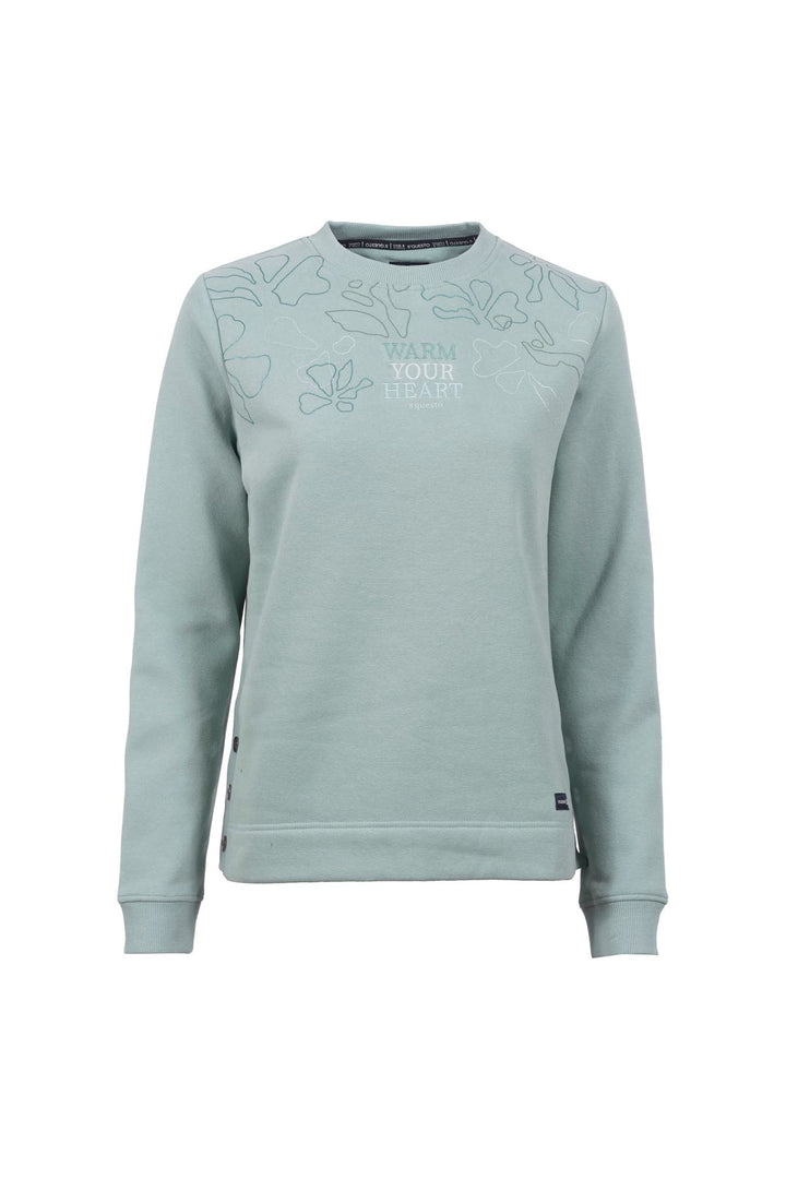 SOQUESTO Damen Sweatshirt Stickerei