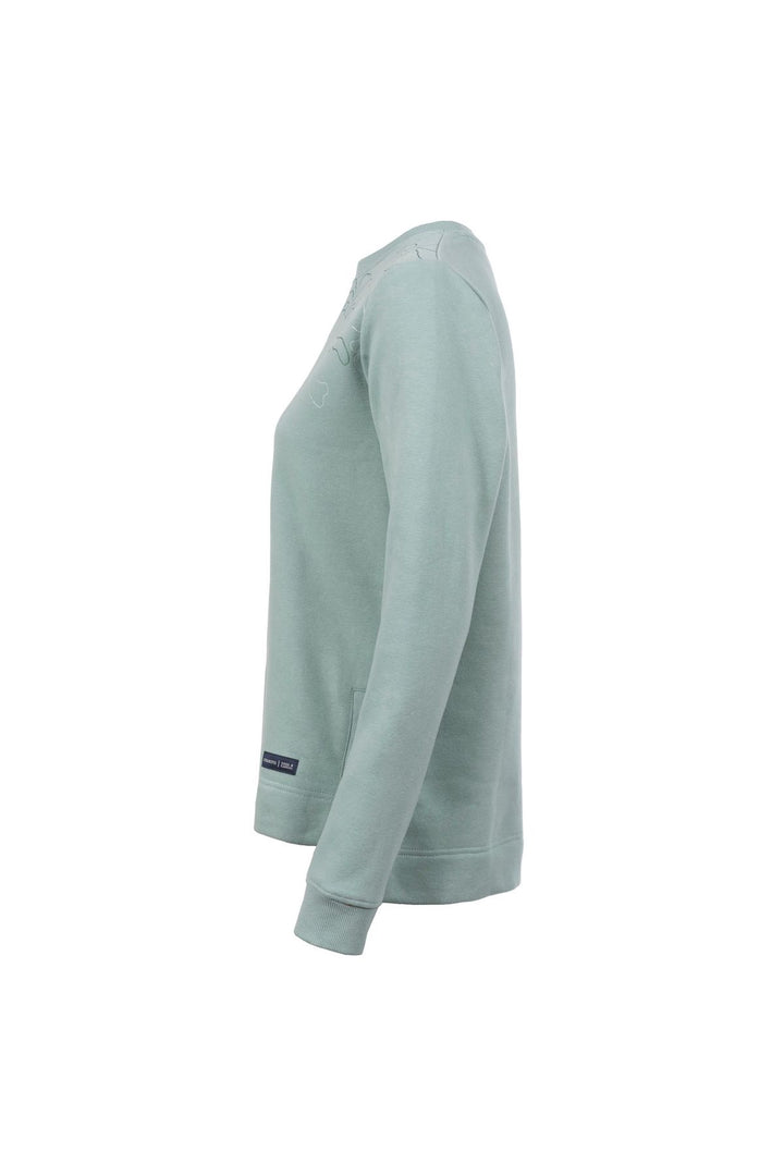 SOQUESTO Damen Sweatshirt Stickerei
