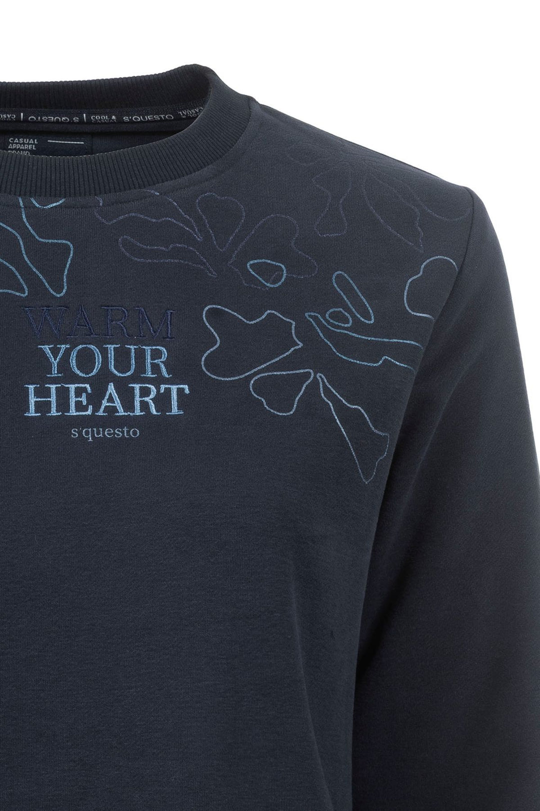 SOQUESTO Damen Sweatshirt Stickerei
