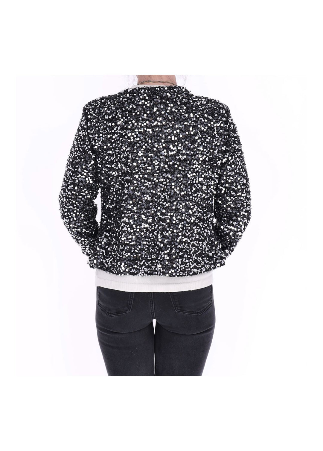 Splash of Color Blazer mit Pailletten