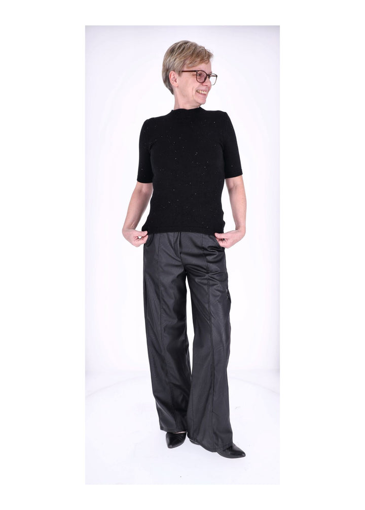 Strickpullover Damen Pailletten Splash of Color