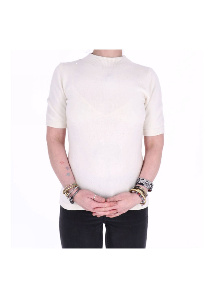 Strickpullover Damen Pailletten Splash of Color