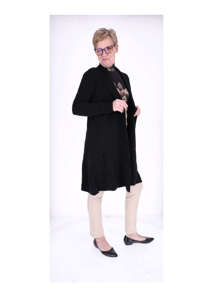Splash of Color Strickjacke Damen Lang