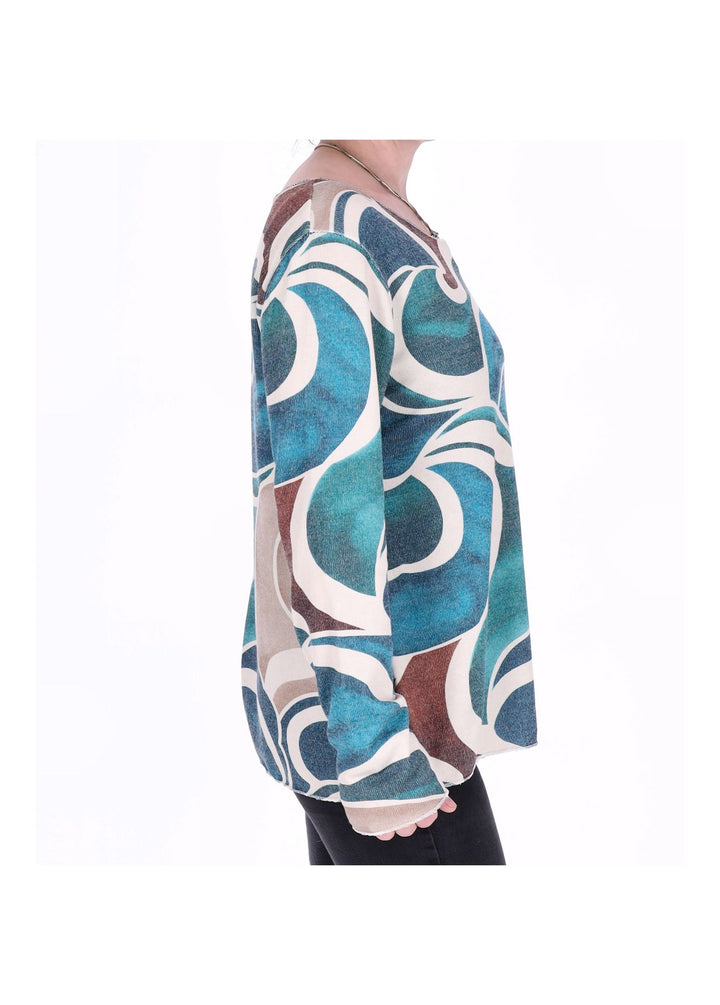 Splash of Color Damen Strickpullover