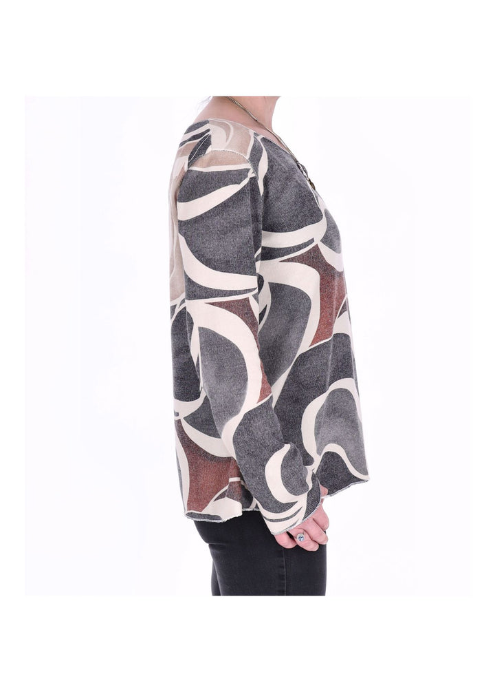 Splash of Color Damen Strickpullover