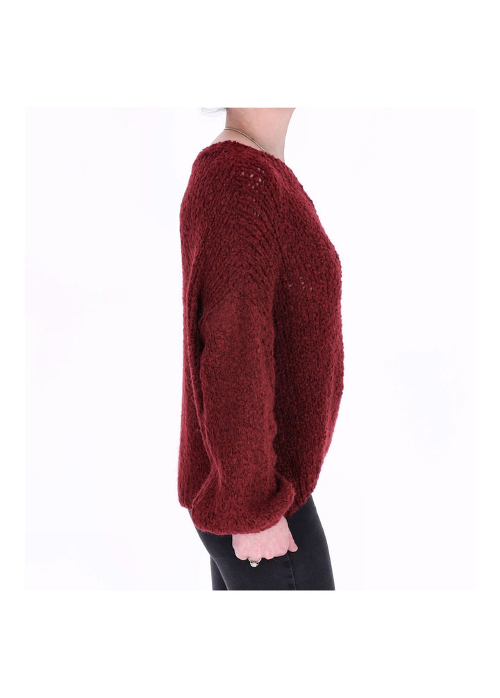 Grobstrick Pullover Damen Splash of Color