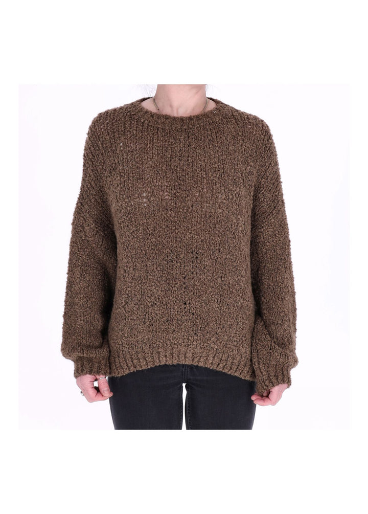 Grobstrick Pullover Damen Splash of Color