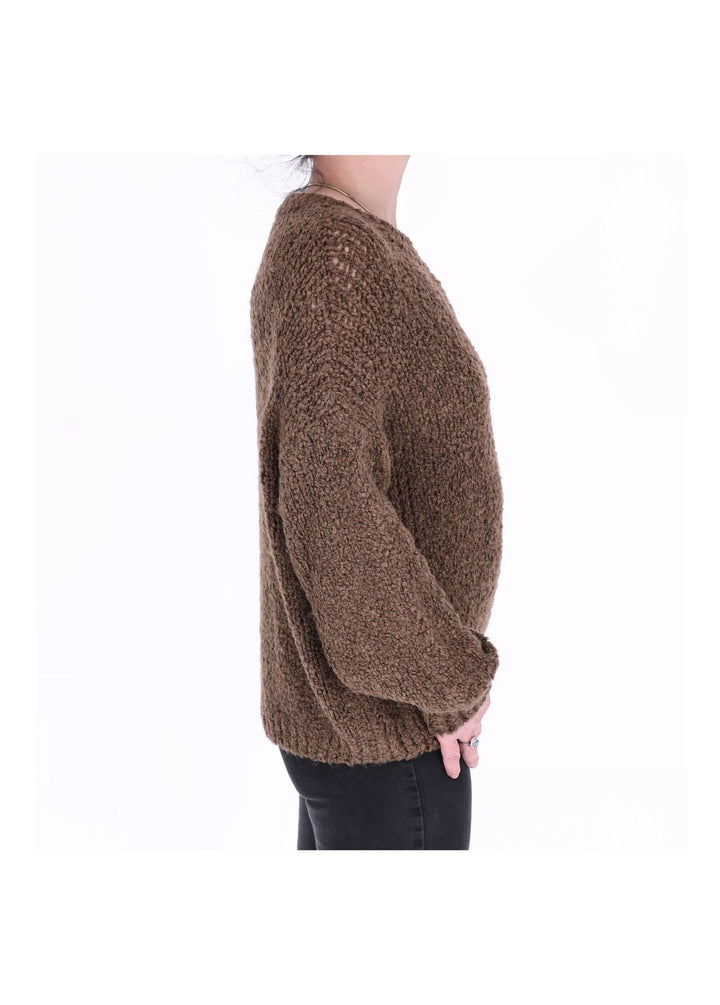 Grobstrick Pullover Damen Splash of Color